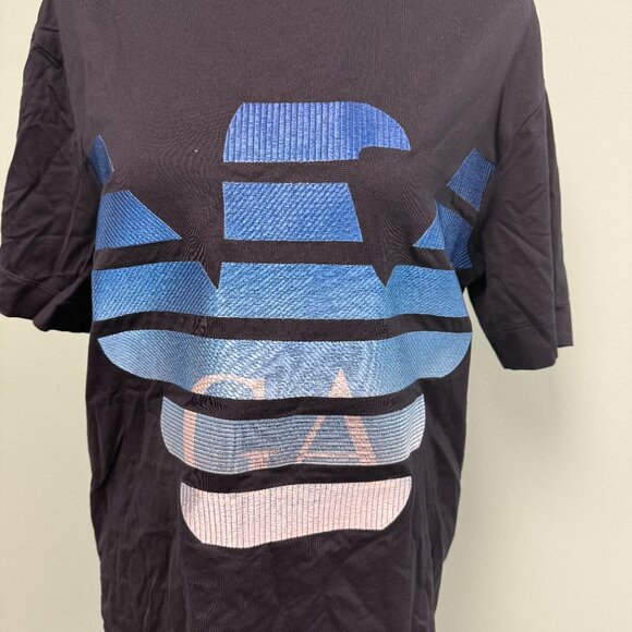 Emporio Armani eagle logo t-shirt in black size s. - Picture 3 of 7
